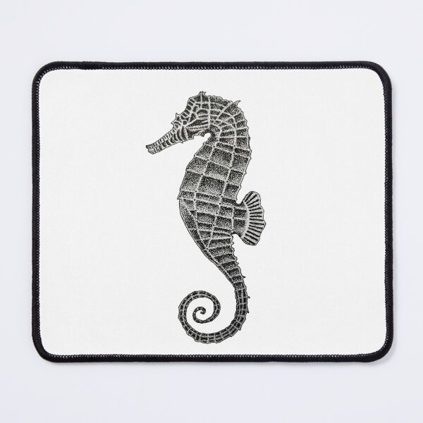 Item preview, Ink Line and Dot Seahorse designed and sold by English Rose Art.