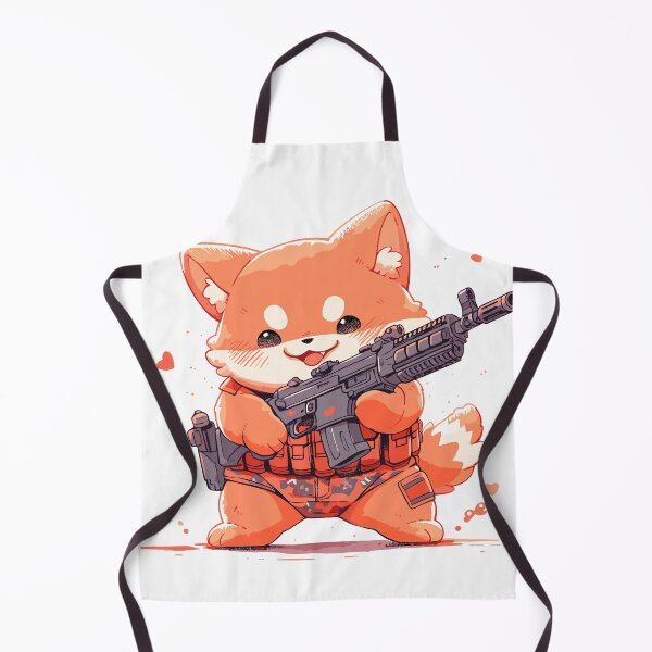 Item preview, Funny kawaii cat with a gun designed and sold by Mikakujumi.