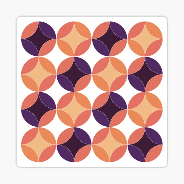 Bright Circle Stars Sticker