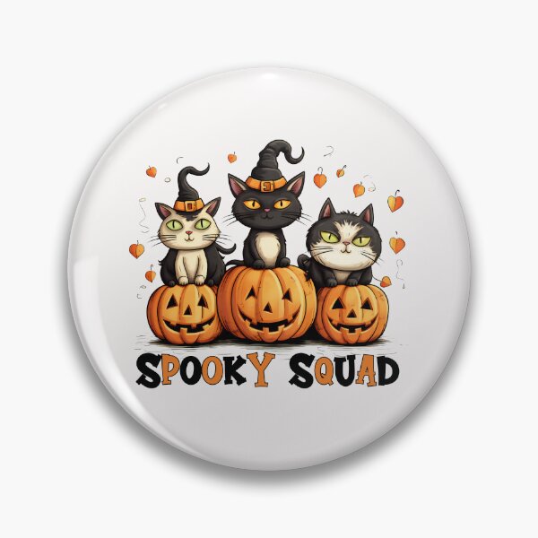 Item preview, Spooky Squad Cats designed and sold by HappyLifeCreate.