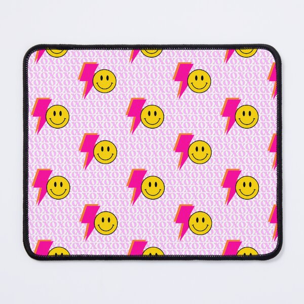 Item preview, preppy xoxo lightning bolt pink smiley  designed and sold by SUUSCK ★.