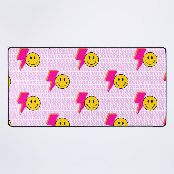 Item preview, preppy xoxo lightning bolt pink smiley  designed and sold by SUUSCK ★.