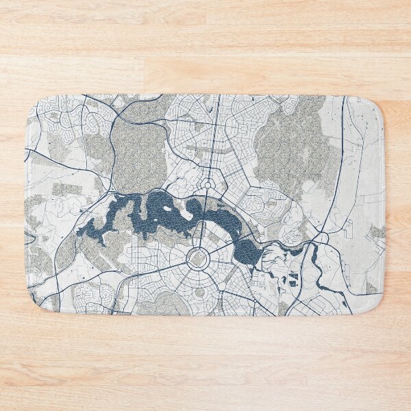 Item preview, Canberra City Map of Australia - Coastal designed and sold by deMAP.
