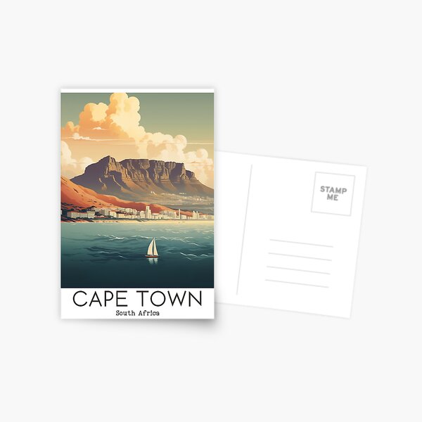 Item preview, A Vintage Travel Poster of Cape Town - South Africa designed and sold by GoodOldVintage.