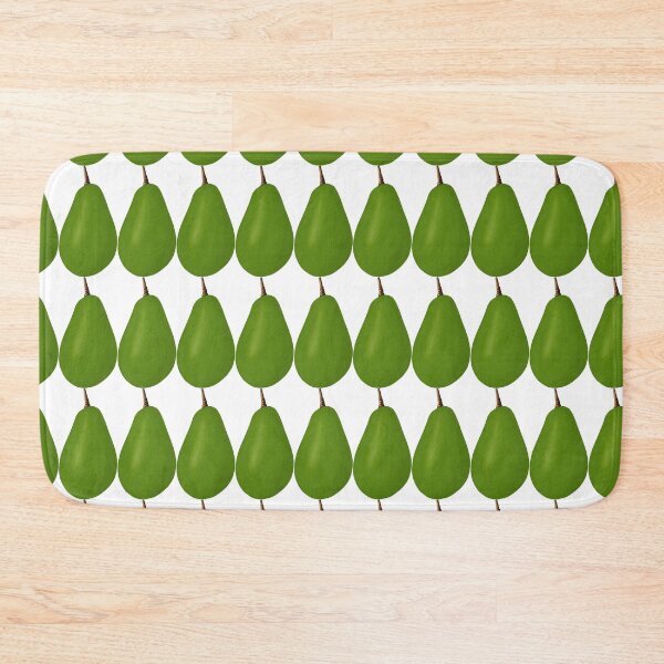 Item preview, Avocado Text and Pattern With Green Avocado on White Background designed and sold by IraNiva.