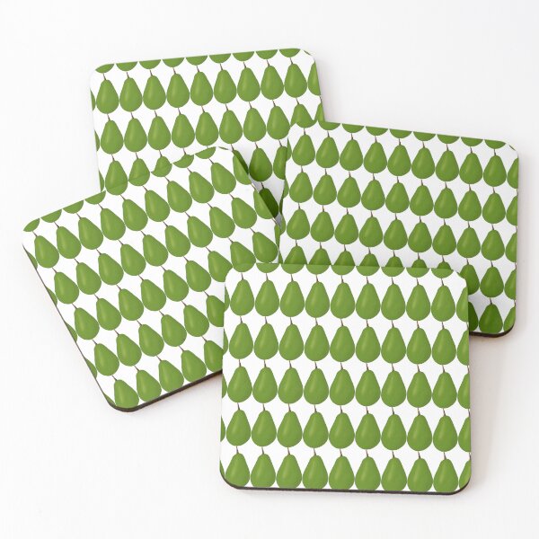 Item preview, Avocado Text and Pattern With Green Avocado on White Background designed and sold by IraNiva.