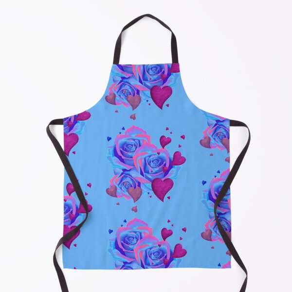 Artikelvorschau, Galaktische rosa und blaue Rosen mit Herzen entworfen und verkauft von Monika Drużba.