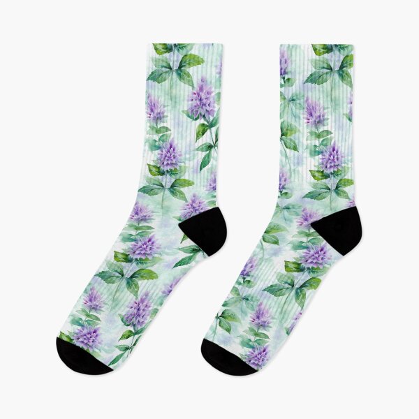 Item preview, Water Mint Seamless Pattern Design designed and sold by CaledoniArt.