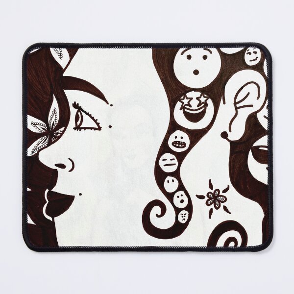Item preview, Emoji Woman designed and sold by ArtbyEhrlich.