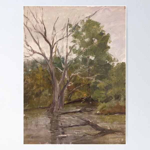 Item preview, Pond Trees Oil on Canvas designed and sold by GalleryDigitals.