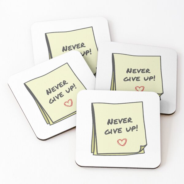 Item preview, Never give up designed and sold by IDstore.