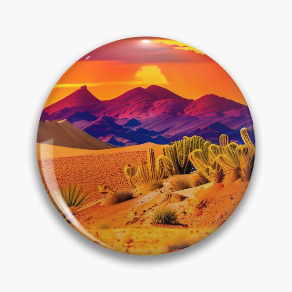 Item preview, A ravaged world of sand dunes and searing heat designed and sold by PixieDustAIArt.