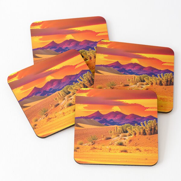 Item preview, A ravaged world of sand dunes and searing heat designed and sold by PixieDustAIArt.