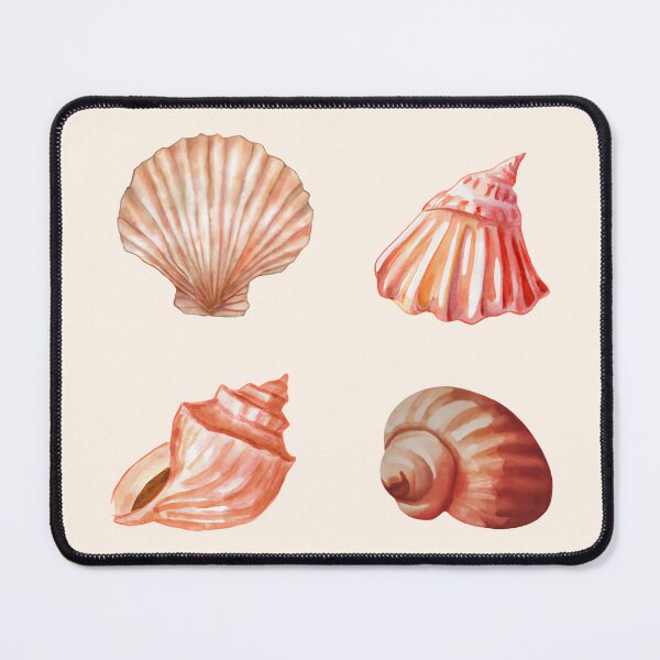 Item preview, Watercolor seashells designed and sold by wonderxwander.