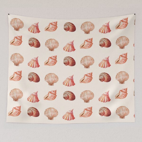 Item preview, Watercolor seashells designed and sold by wonderxwander.