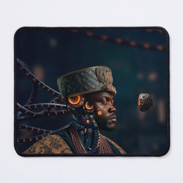 Item preview, Futuristic cyborg poster artwork designed and sold by Phael Design.