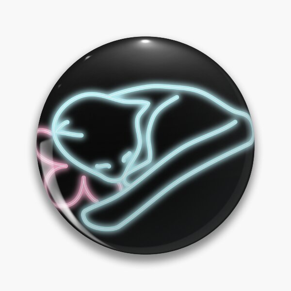 Item preview, Neon Sleepy Cat with Flowers designed and sold by RebeccaRichards.