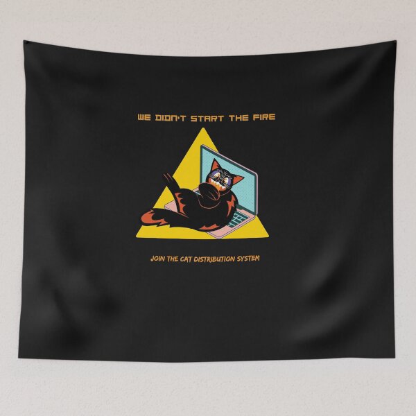 Item preview, We Didn't Start The Fire Laptop designed and sold by ArtBeLife.