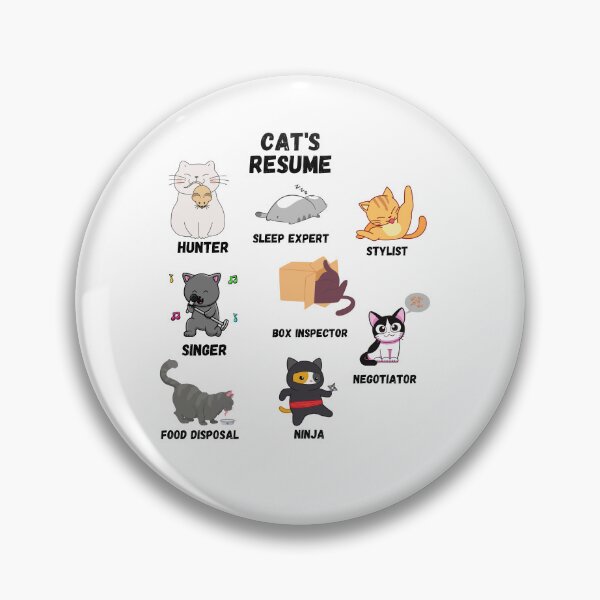 Item preview, Cat resume designed and sold by Anitkaaa.