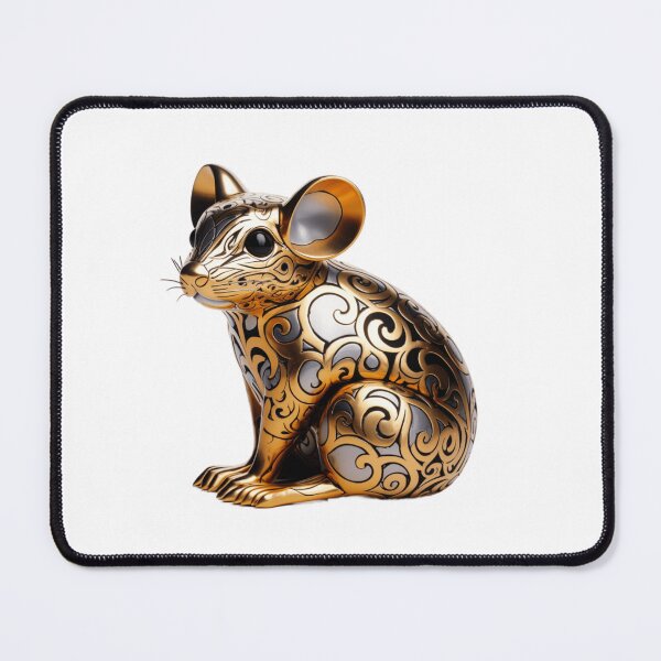 Item preview, Gold Black Mouse designed and sold by Karl Aldinger.