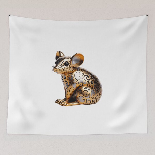 Item preview, Gold Black Mouse designed and sold by Karl Aldinger.