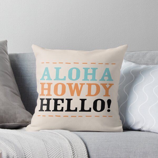 Item preview, Aloha, Howdy and Hello! Light Colors designed and sold by DesignHausArt.