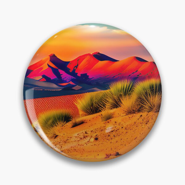 Item preview, A ravaged world of sand dunes and searing heat designed and sold by PixieDustAIArt.