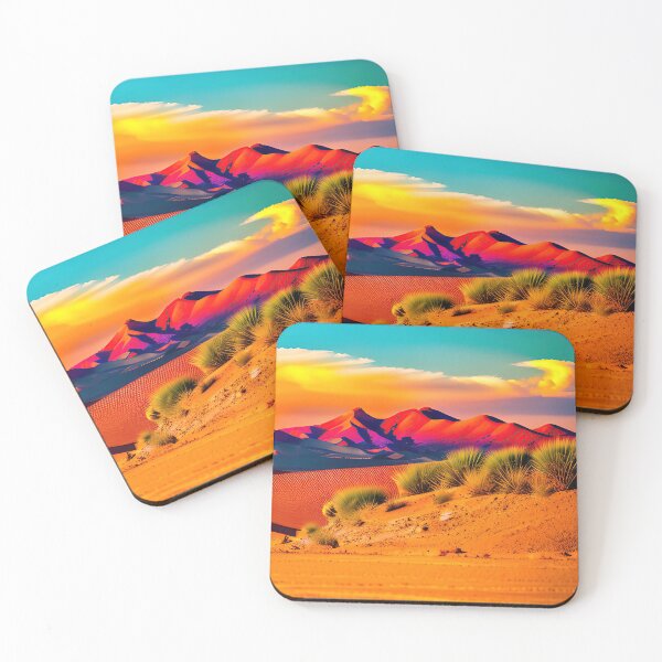 Item preview, A ravaged world of sand dunes and searing heat designed and sold by PixieDustAIArt.