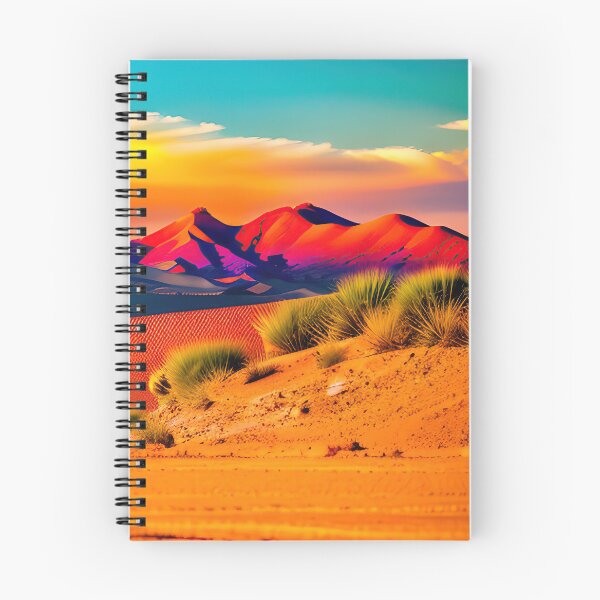 Item preview, A ravaged world of sand dunes and searing heat designed and sold by PixieDustAIArt.