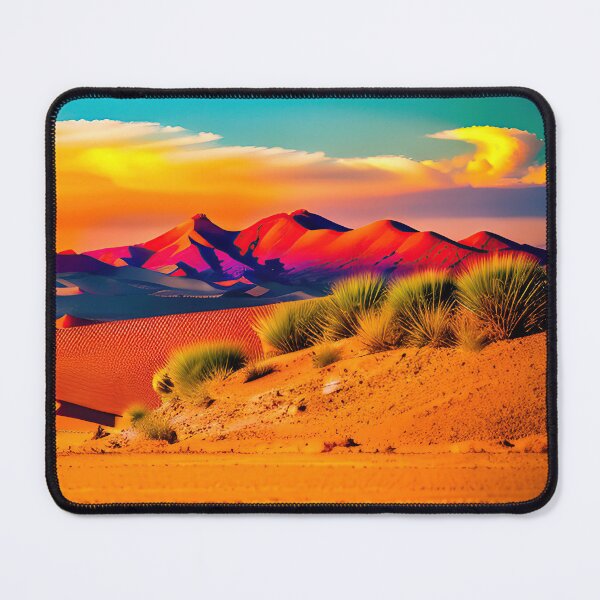 Item preview, A ravaged world of sand dunes and searing heat designed and sold by PixieDustAIArt.