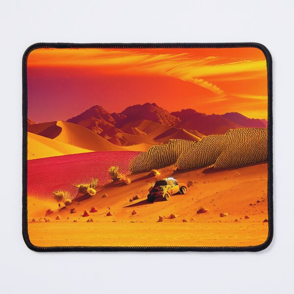 Item preview, A ravaged world of sand dunes and searing heat designed and sold by PixieDustAIArt.