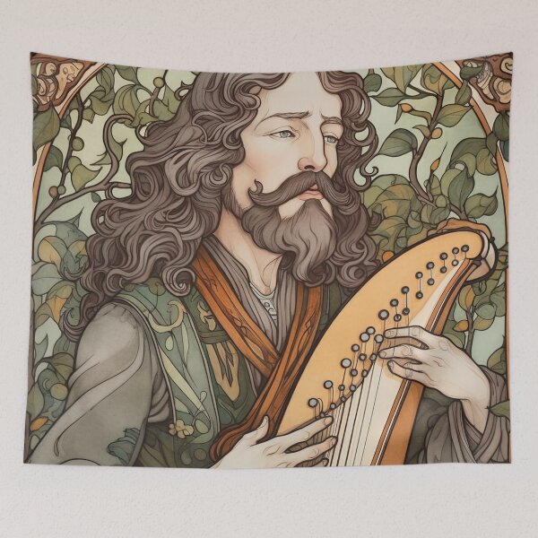 Item preview, Bard drawing  designed and sold by ComicsFactory.