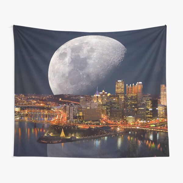 Spacey Pittsburgh Tapestry
