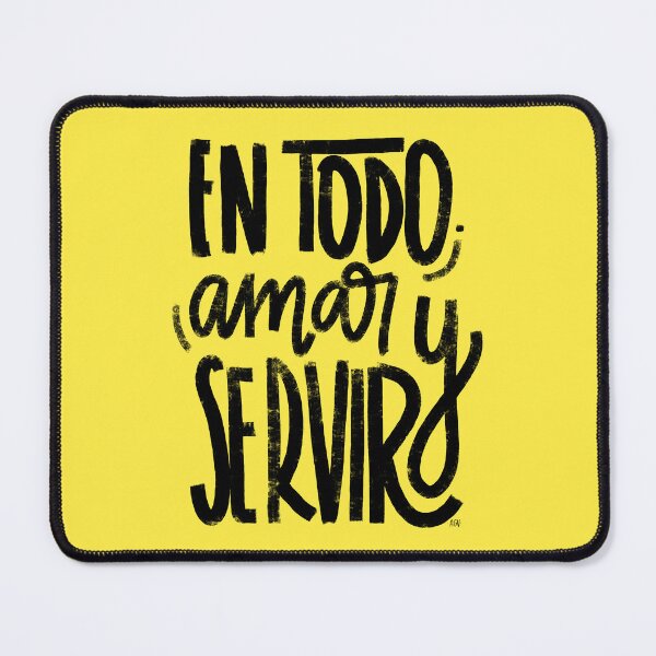 Item preview, En todo amar y servir - negro designed and sold by Andreaigv.