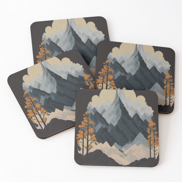 Item preview, Mountain range in the Fall designed and sold by elearah1.
