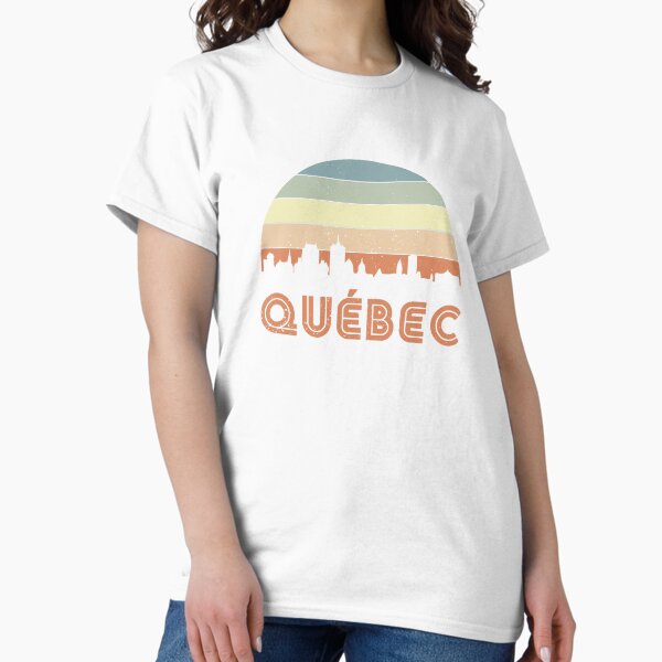 Aperçu de l'œuvre QUÉBEC (Porté Rétro) créée et vendue par FrancoStyle.