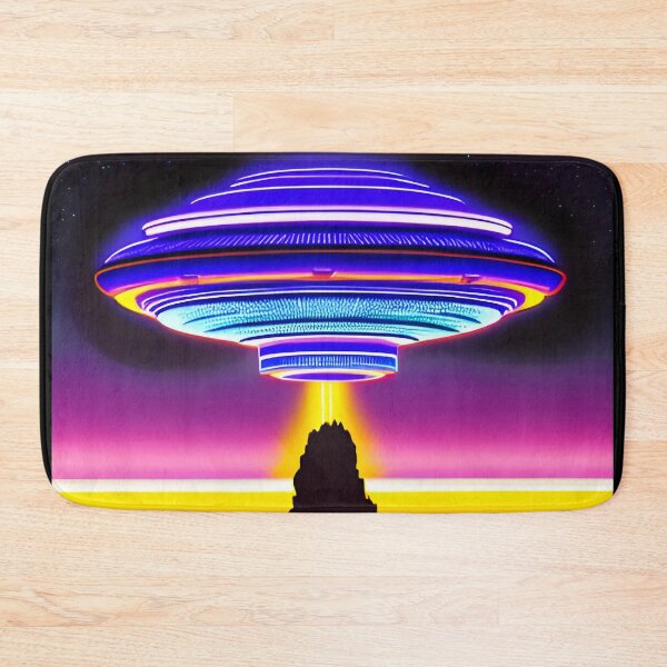 Item preview, Area 51 – Trippy Neon Retro UFO 53 | Grusch designed and sold by Benito Del Ray.