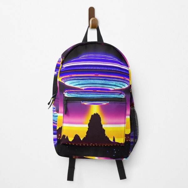 Item preview, Area 51 – Trippy Neon Retro UFO 53 | Grusch designed and sold by Benito Del Ray.