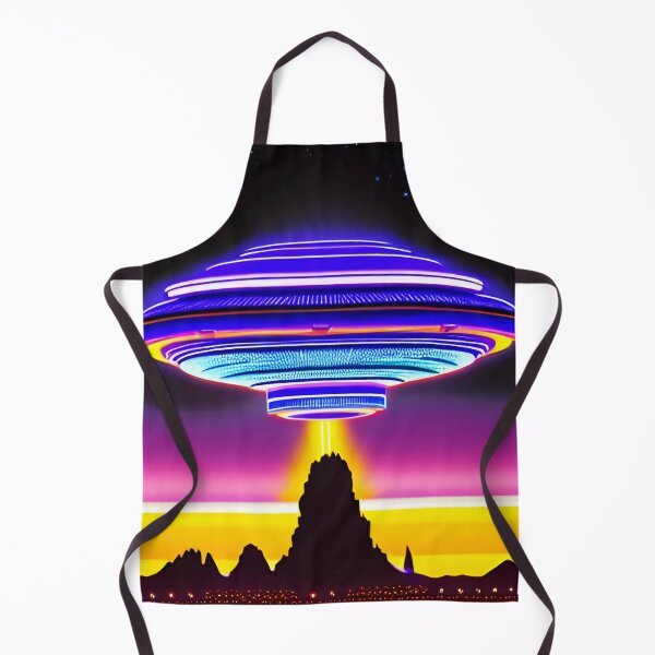 Item preview, Area 51 – Trippy Neon Retro UFO 53 | Grusch designed and sold by Benito Del Ray.