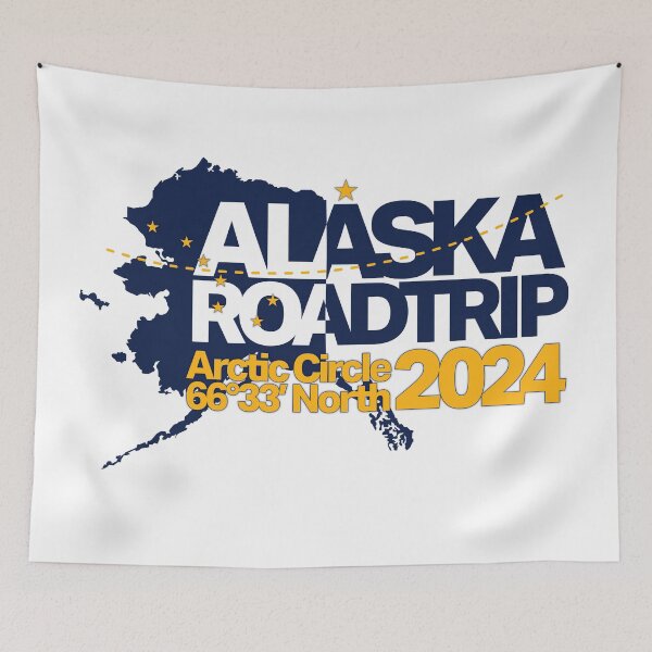 Item preview, Alaska Roadtrip Arctic Circle 66°33′ North 2024 designed and sold by Inc-Solutions.