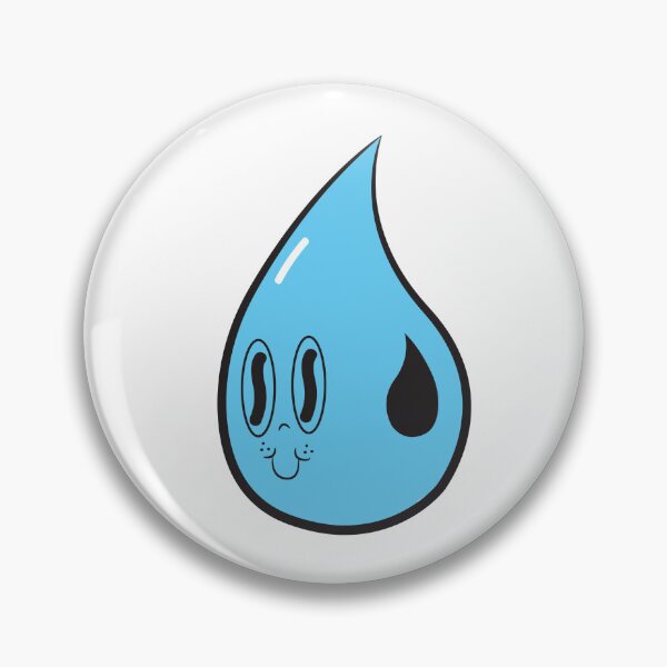 Item preview, Old School Cartoon MTG Blue Island Mana designed and sold by zoooooooz.