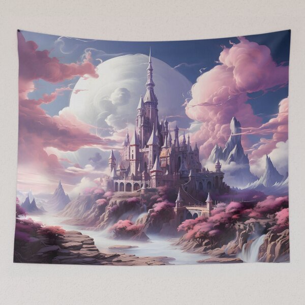 Item preview, Magical Castle Art designed and sold by ConfettiSkyArt.