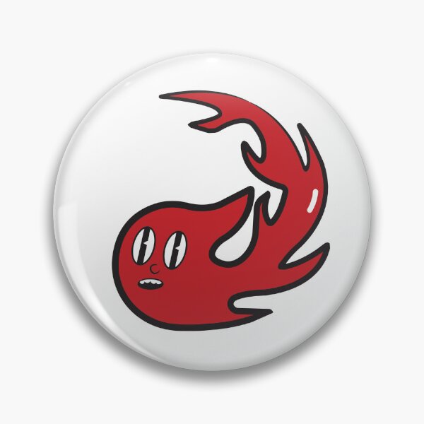 Item preview, Old School Cartoon MTG Red Mountain Mana designed and sold by zoooooooz.