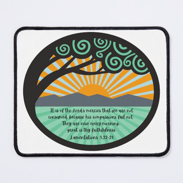 Item preview, Lamentations 3:22-23 designed and sold by BibleStuff.