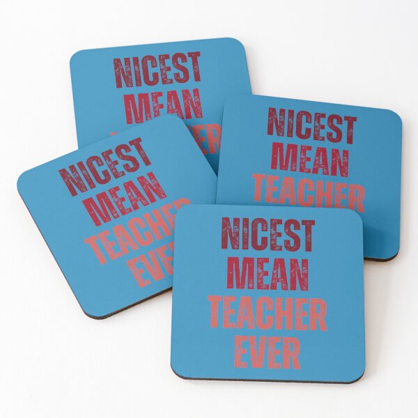 Item preview, nicest mean teacher ever designed and sold by artprintschabab.