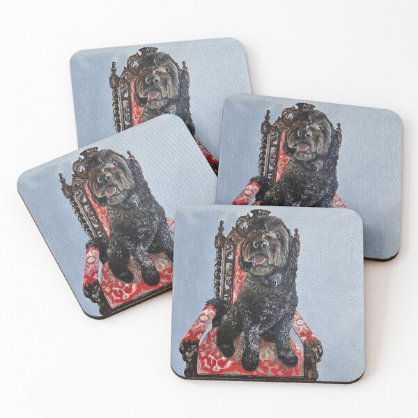 Item preview, Doodle Dog on a Throne designed and sold by Kathryn Davis.