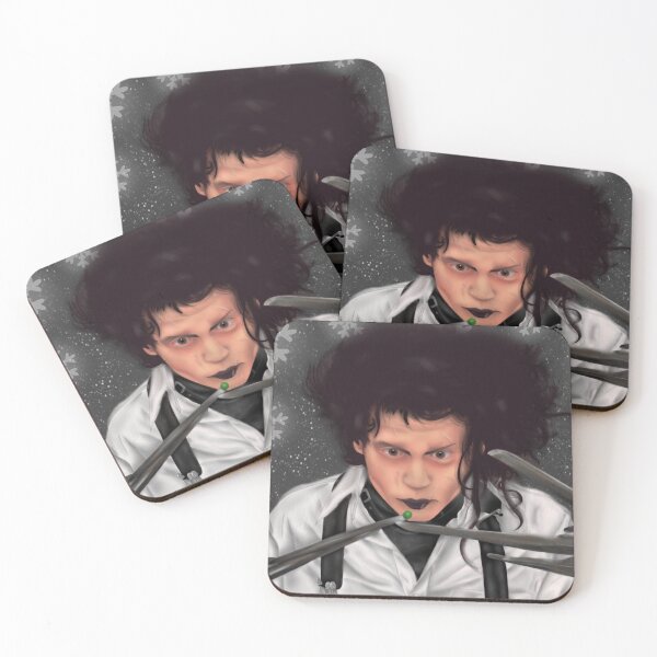 Item preview, Edward Scissorhands with Pea designed and sold by HelplessKupo.