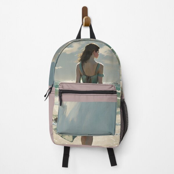 Item preview, Woman on a cozy beach with me behind designed and sold by Momopunk3000.