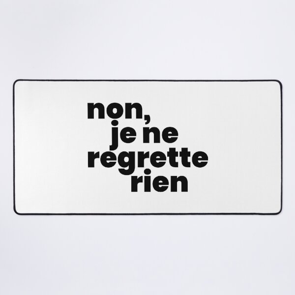 Item preview, Non, je ne regrette rien II (black) designed and sold by didijuca.