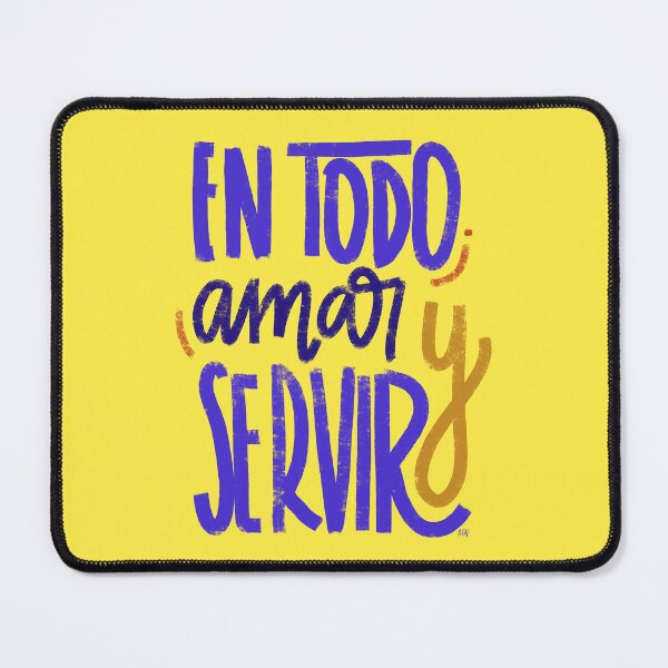 Item preview, En todo amar y servir - colores designed and sold by Andreaigv.